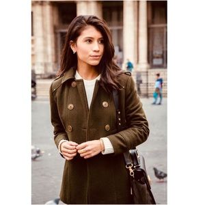 J. Crew • Kent Double-breasted Wool Coat in Coffee